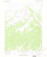Rattlesnake Butte Colorado Historical topographic map, 1:24000 scale, 7.5 X 7.5 Minute, Year 1971