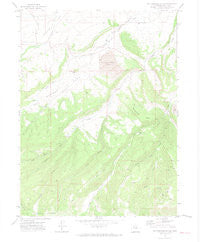 Rattlesnake Butte Colorado Historical topographic map, 1:24000 scale, 7.5 X 7.5 Minute, Year 1971