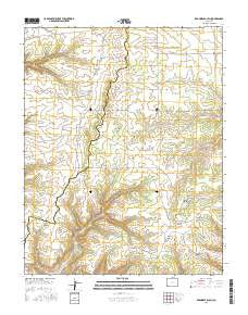 Red Horse Gulch Colorado Current topographic map, 1:24000 scale, 7.5 X 7.5 Minute, Year 2016
