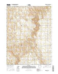 Reiradon Hill Colorado Current topographic map, 1:24000 scale, 7.5 X 7.5 Minute, Year 2016