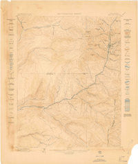 Rico Colorado Historical topographic map, 1:62500 scale, 15 X 15 Minute, Year 1899