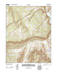 Ridgway Colorado Historical topographic map, 1:24000 scale, 7.5 X 7.5 Minute, Year 2013