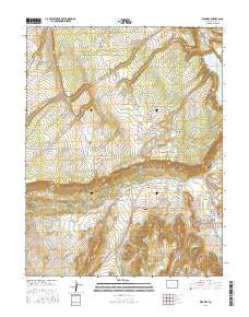 Ridgway Colorado Current topographic map, 1:24000 scale, 7.5 X 7.5 Minute, Year 2016