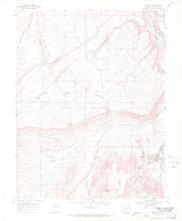 Ridgway Colorado Historical topographic map, 1:24000 scale, 7.5 X 7.5 Minute, Year 1967