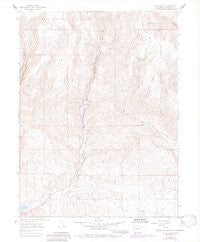 Rifle Falls Colorado Historical topographic map, 1:24000 scale, 7.5 X 7.5 Minute, Year 1966