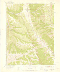 Rio Blanco Colorado Historical topographic map, 1:24000 scale, 7.5 X 7.5 Minute, Year 1952