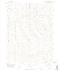 Rock Spring Gulch Colorado Historical topographic map, 1:24000 scale, 7.5 X 7.5 Minute, Year 1971