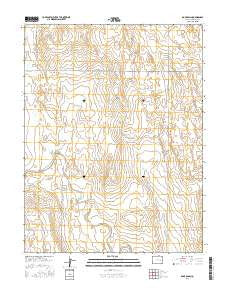 Rock Basin Colorado Current topographic map, 1:24000 scale, 7.5 X 7.5 Minute, Year 2016
