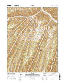 Rock School Colorado Current topographic map, 1:24000 scale, 7.5 X 7.5 Minute, Year 2016