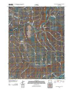 Rock Spring Gulch Colorado Historical topographic map, 1:24000 scale, 7.5 X 7.5 Minute, Year 2010
