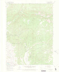 Rocky Peak Colorado Historical topographic map, 1:24000 scale, 7.5 X 7.5 Minute, Year 1962