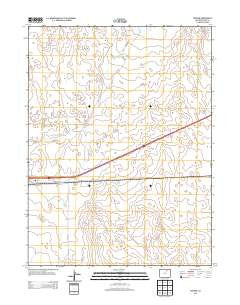 Roggen Colorado Historical topographic map, 1:24000 scale, 7.5 X 7.5 Minute, Year 2013