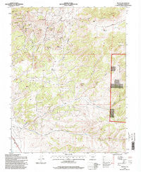 Rosita Colorado Historical topographic map, 1:24000 scale, 7.5 X 7.5 Minute, Year 1994