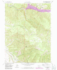 Ruedi Reservoir Colorado Historical topographic map, 1:24000 scale, 7.5 X 7.5 Minute, Year 1961