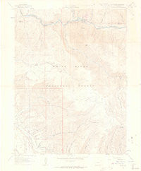 Ruedi Colorado Historical topographic map, 1:24000 scale, 7.5 X 7.5 Minute, Year 1961