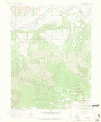 Rulison Colorado Historical topographic map, 1:24000 scale, 7.5 X 7.5 Minute, Year 1960