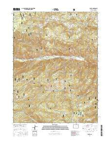 Rustic Colorado Current topographic map, 1:24000 scale, 7.5 X 7.5 Minute, Year 2016