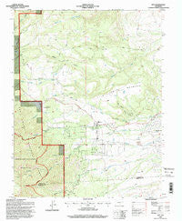 Rye Colorado Historical topographic map, 1:24000 scale, 7.5 X 7.5 Minute, Year 1994