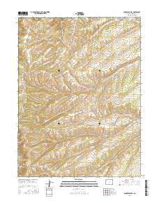 Sagebrush Hill Colorado Current topographic map, 1:24000 scale, 7.5 X 7.5 Minute, Year 2016