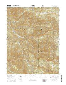 Saint Charles Peak Colorado Current topographic map, 1:24000 scale, 7.5 X 7.5 Minute, Year 2016