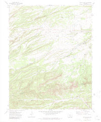 Santa Clara Colorado Historical topographic map, 1:24000 scale, 7.5 X 7.5 Minute, Year 1972