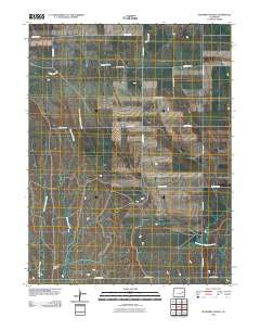 Sevenmile Ranch Colorado Historical topographic map, 1:24000 scale, 7.5 X 7.5 Minute, Year 2010