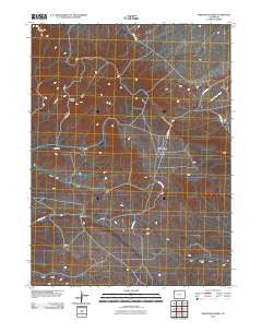 Sheephead Basin Colorado Historical topographic map, 1:24000 scale, 7.5 X 7.5 Minute, Year 2010