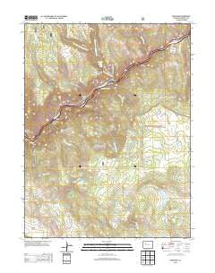 Shoshone Colorado Historical topographic map, 1:24000 scale, 7.5 X 7.5 Minute, Year 2013