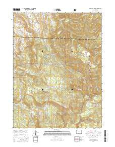 Sleepy Cat Peak Colorado Current topographic map, 1:24000 scale, 7.5 X 7.5 Minute, Year 2016