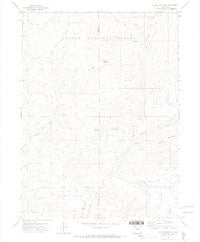 Slide Mountain Colorado Historical topographic map, 1:24000 scale, 7.5 X 7.5 Minute, Year 1971