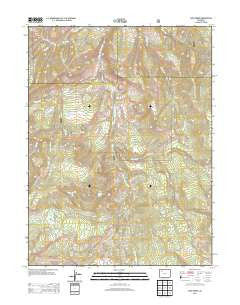 Slide Creek Colorado Historical topographic map, 1:24000 scale, 7.5 X 7.5 Minute, Year 2013