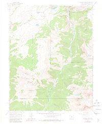 Snowdon Peak Colorado Historical topographic map, 1:24000 scale, 7.5 X 7.5 Minute, Year 1964