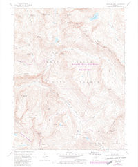 Snowmass Mountain Colorado Historical topographic map, 1:24000 scale, 7.5 X 7.5 Minute, Year 1960