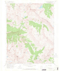 Snowmass Mountain Colorado Historical topographic map, 1:24000 scale, 7.5 X 7.5 Minute, Year 1960