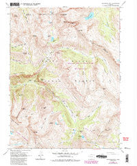 Snowmass Mtn Colorado Historical topographic map, 1:24000 scale, 7.5 X 7.5 Minute, Year 1960