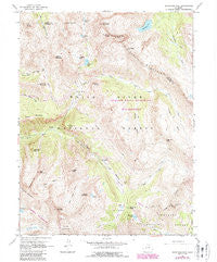 Snowmass Mtn Colorado Historical topographic map, 1:24000 scale, 7.5 X 7.5 Minute, Year 1960