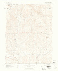 South Mamm Peak Colorado Historical topographic map, 1:24000 scale, 7.5 X 7.5 Minute, Year 1960