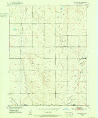 South Roggen Colorado Historical topographic map, 1:24000 scale, 7.5 X 7.5 Minute, Year 1950