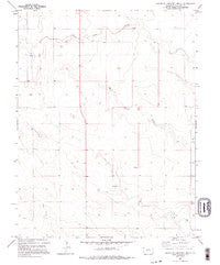South of Cheyenne Wells Colorado Historical topographic map, 1:24000 scale, 7.5 X 7.5 Minute, Year 1982