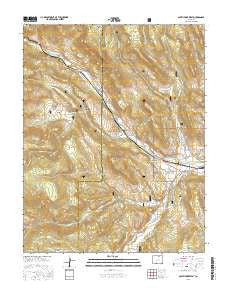 South Fork West Colorado Current topographic map, 1:24000 scale, 7.5 X 7.5 Minute, Year 2016