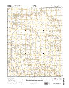 South of Cheyenne Wells Colorado Current topographic map, 1:24000 scale, 7.5 X 7.5 Minute, Year 2016