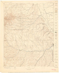 Spanish Peaks Colorado Historical topographic map, 1:125000 scale, 30 X 30 Minute, Year 1897