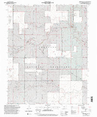 Springfield SW Colorado Historical topographic map, 1:24000 scale, 7.5 X 7.5 Minute, Year 1996