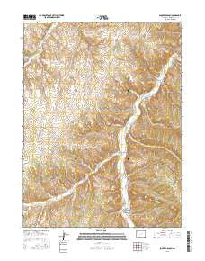 Square S Ranch Colorado Current topographic map, 1:24000 scale, 7.5 X 7.5 Minute, Year 2016