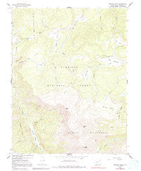 Stewart Peak Colorado Historical topographic map, 1:24000 scale, 7.5 X 7.5 Minute, Year 1965