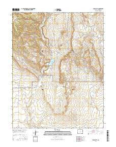 Stone City Colorado Current topographic map, 1:24000 scale, 7.5 X 7.5 Minute, Year 2016