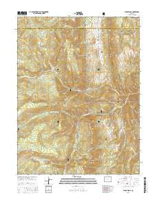 Stony Ridge Colorado Current topographic map, 1:24000 scale, 7.5 X 7.5 Minute, Year 2016