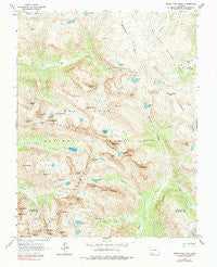 Storm King Peak Colorado Historical topographic map, 1:24000 scale, 7.5 X 7.5 Minute, Year 1964
