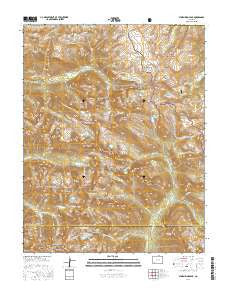 Storm King Peak Colorado Current topographic map, 1:24000 scale, 7.5 X 7.5 Minute, Year 2016