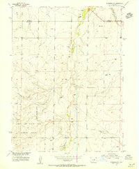 Strasburg NW Colorado Historical topographic map, 1:24000 scale, 7.5 X 7.5 Minute, Year 1955